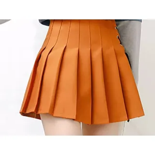 Pregas colegial cosplay saia - Verde