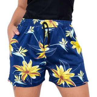 Promoção Verão: Kit 2 Bermudas Estampadas Femininas, Moda Praia - M