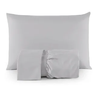 Cama Box Casal King Size Jogo Lençol 3 Peças Tecido 200 Fios - Floral Verde