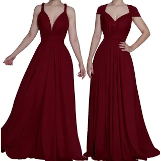 Vestido Multiformas Infinity Longo de Festa - Modelo 238 - Terracota