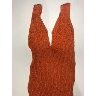 Moda Tricot Blusa Cropped Regata - BRANCA VESTE PP AO M