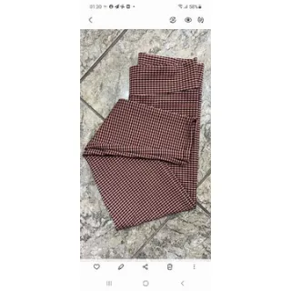 Cintura Alta Legging Xadrez: Modelagem Confortável e Estilosa - Rose