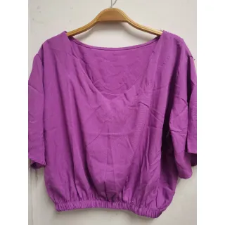 Moda verao blusa manga curta Duna - Vermelho