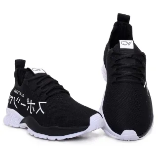 Original Titanium Sport Tênis masculino/feminino - R.103 PRETO-BRANCO