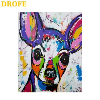 Pintura Animal por Números - Drofe (40X50 Cm) - 1475