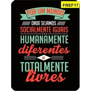 Placa Frases Feminista Decorativa - 20 opções - FREF08