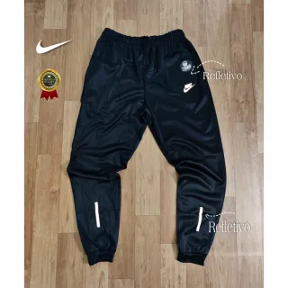 Calça Moletom Slim Jogger Refletiva Nik - Treino Casual Sport - Essential NK 01