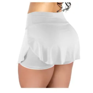 Saia Fitness Casual para Malhar na Academia - Treino de Caminhada - Verde Limão