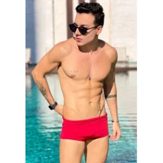 Sunga Masculina Boxer para Praia, Piscina e Natação - Sunga Preto