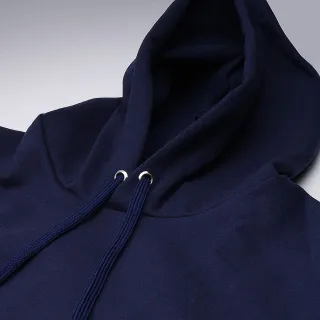 Moletom Canguru Unissex Azul Marinho com Capuz - Inverno - Marsala