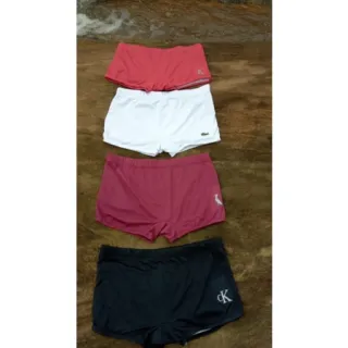 Lisas ou estampadas: sungas de praia - Cinza