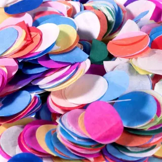 Carnaval Colorido Papel Confete C/100G - Único