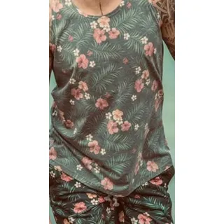 Regata masculina premium moda Praia em algodão e poliéster - G