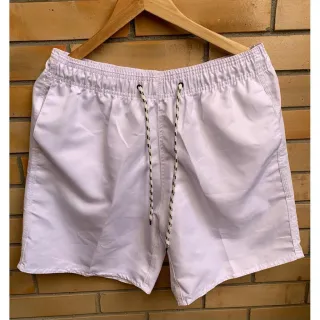 Tactel Masculino Adulto Mauricinho Surf Praia Piscina Lisas Secagem Rápida - Grafite