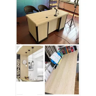 Textura Moldável de Madeira Amadeirado - Papel Adesivo Lavável - M15 (Mais Grosso--1mx61cm)