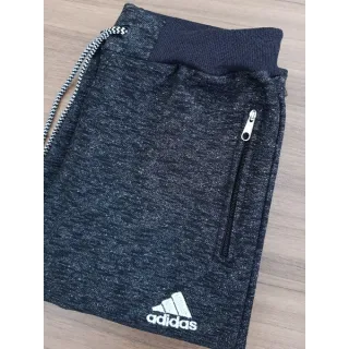 Top Calça Jogger Masculina de Moletom Premium com Bolso Zíper - Cinza Claro
