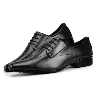 Touroboots - Kit Sapato Social Masculino com Relógio, Cinto e Carteira - Preto