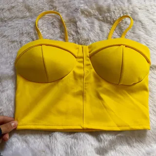 Promoção Cropped Neoprene Feminino com Bojo - Moda Blogueira - Rosa Bebe