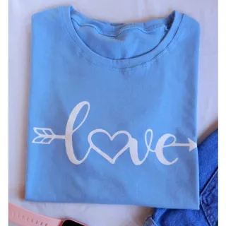 T-shirts femininas babylook 100% algodão P M G - P M G