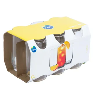 Nadir Lights Conjunto 6 Copos 300ml - Transparente