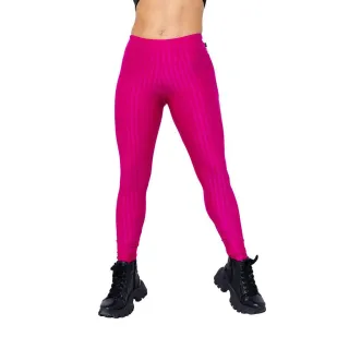 Alta Qualidade Kit 2 Calças Leguing Fitness Poliamida 3d Cos Alto - Roxa