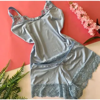 Pijama Verão Sensual Short Dool Baby Dool - Linha Noite - Preto