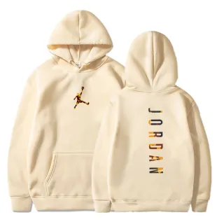 Jaqueta de Inverno Unisex Camisola Carta Canguru - Azul