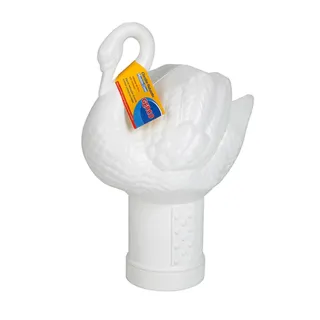 Kit de Suporte Flutuante para Piscinas com Clorador Cisne + 10 Tabletes de Cloro 3 em 1 Genco - Único