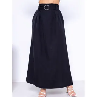 Cinto saia feminina social longa - Azul Marinho