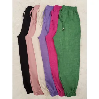 Linhão liso calça jogger: conforto e estilo em uma peça versátil