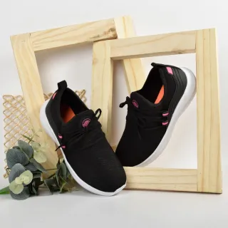 Original AD Tênis Esportivo Feminino Leve Confortável - RAIBULL PRETO-PINK