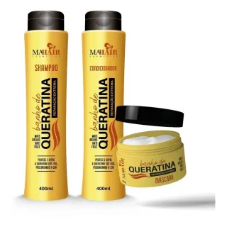 A Sua Escolha - Kit Capilar Shampoo + Condicionador + Mascara - Oleo Ricino