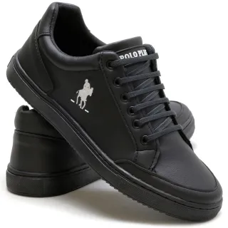 Envio rápido! Sapatênis Masculino Casual Branco, estoque no Brasil - Black