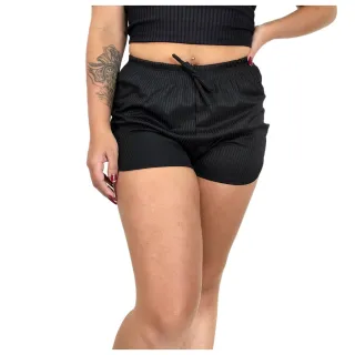 Cores Variadas Canelado Curto Soltinho para Malhar na Academia - Azul Marinho