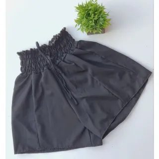 Moda Feminina Godê Crepe Twill Cintura Alta Lastex - Vinho