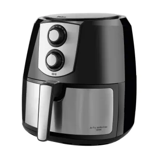 Philco Jumbo Fritadeira Air Fryer 5,5L, Preto e Inox - Modelo 127V - 127v