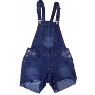 Plus Size Jardineira Jeans com Laycra - Tamanhos 46 ao 54 - 46