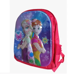 Impermeável Mochila Infantil Bichinhos Animais Zoo Escolar Menino Menina Resistente - Frozen Rosa 2