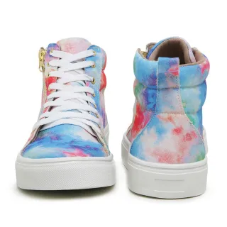 Calçados Gugi: Tênis Feminino Botinha Fitness Tie Dye - 38