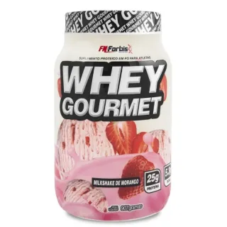 Protein Gourmet Whey 907gr - FN forbis (ORIGINAL) - Morango REFIL