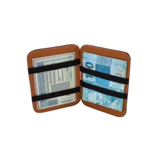 Promoção: Carteira Mágica em Couro Legítimo - Maior do Brasil! - Preto