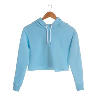 Envio imediato! Moletom feminino cropped estampado de alta qualidade - Lilás