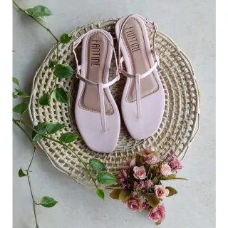 Sandalia Rasteira Feminina - Tiras Baixas em Rasteirinhas - ROSA SAN