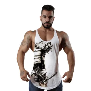 Cavada masculina regata: estampas treino academia e outras - Cruz Preta