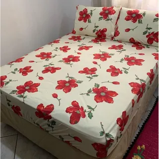 8 Fronhas + Kit 4 Lençol Casal Padrão Elástico - Único