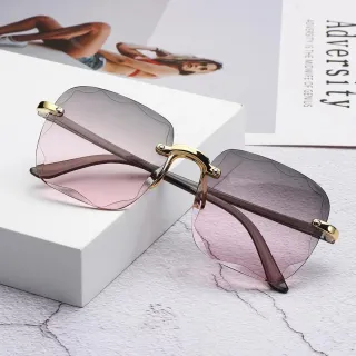 Estética UV400 Óculos de Sol Tons para Mulheres/Homens - Raryel - Quadrado Marrom