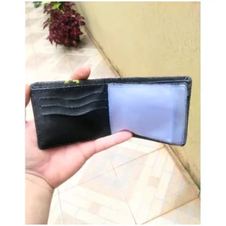 Qualidade otima, Couro Sintetico, Carteira slim Masculina na caixinha - versace metal