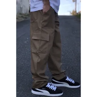 Promoção - Calça Sarja Jogger Masculina Cargo - KAKI