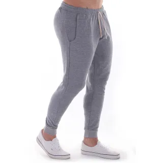 Calça Jogger Masculina Slim Fit Lisa em Moletom Básica M9
