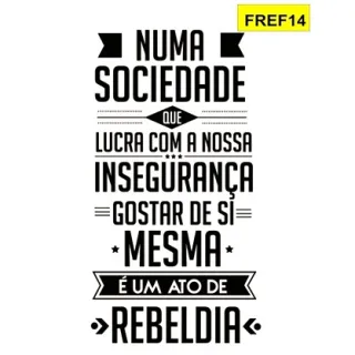 Placa Frases Feminista Decorativa - 20 opções - FREF08